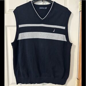 Nautica Men’s 100% Cotton Tank Vest Sweater Size XXL